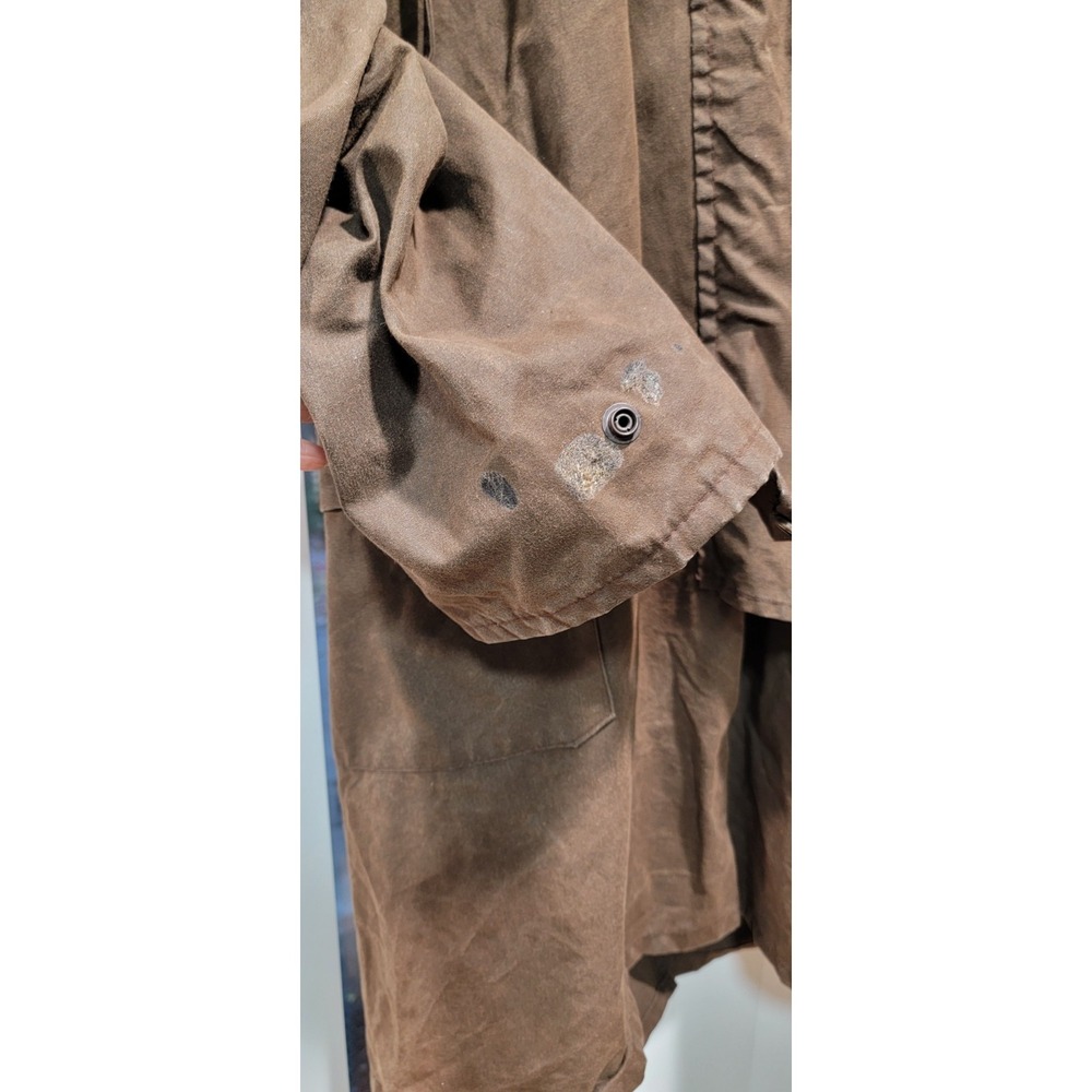 The Australian Coat Company Aussie Riding Jacket Oilskin Canvas Coated Men's Med - Picture 9 of 15